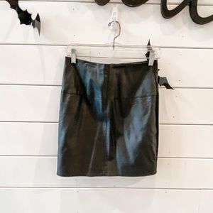 Missguided pleather skirt